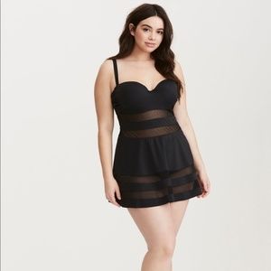 Torrid Size 4 one piece bathing suit